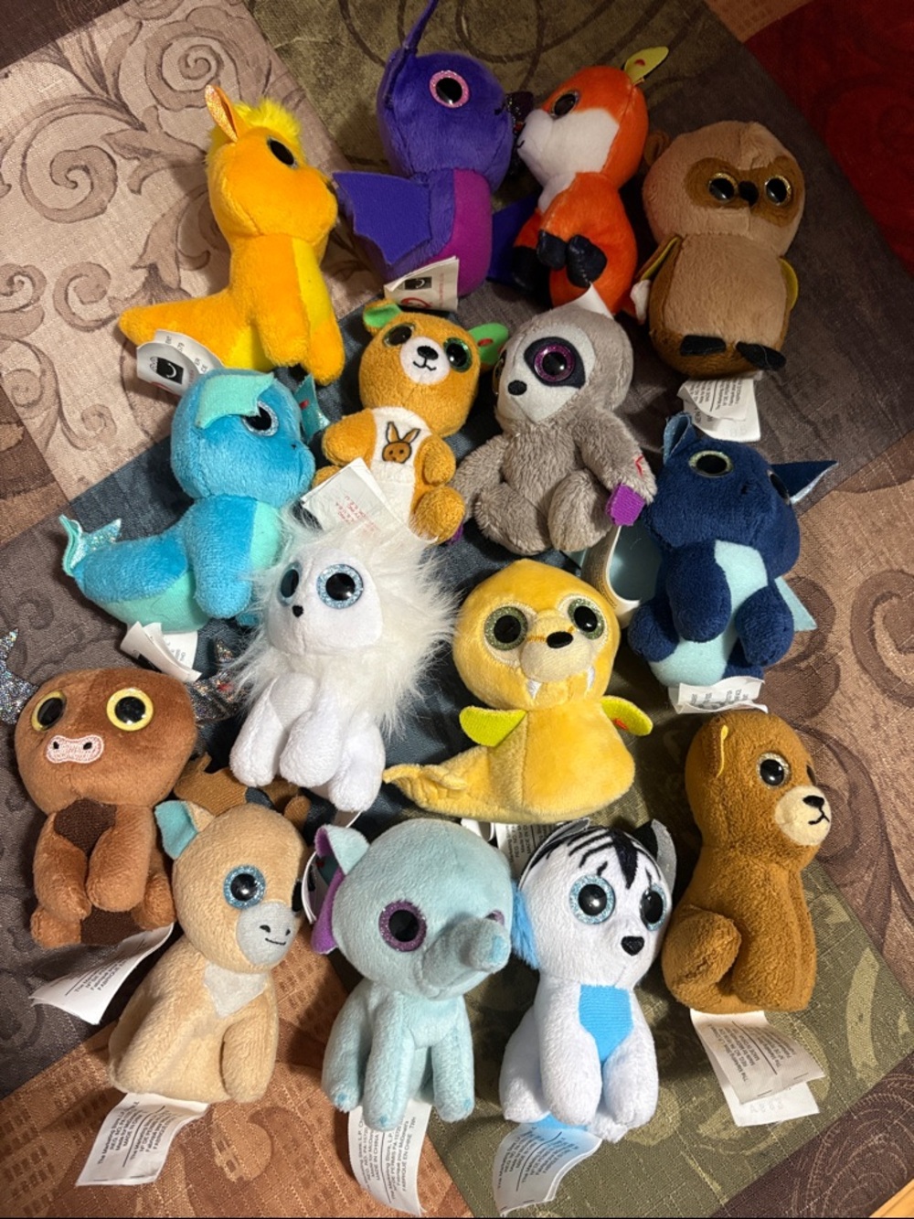 ⭐️Ty Plush⭐️Lot of 15 Mini Animals